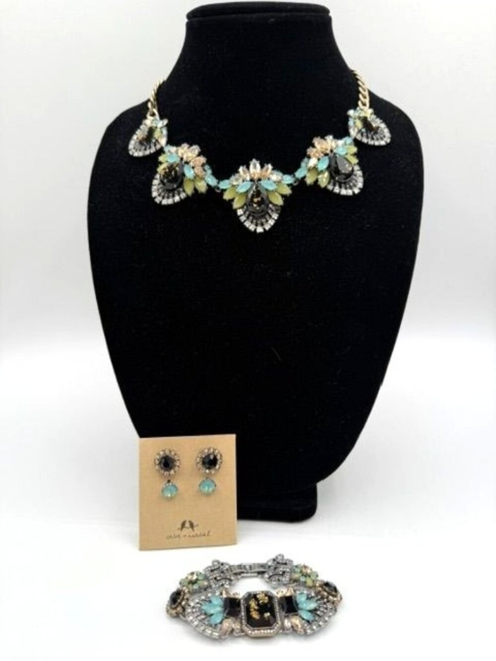 Chloe + Isabel Trevi Necklace N391 Bracelet B307 Convertible Earrings E329 Set